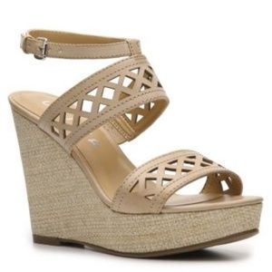 Unisa Nude Wedges